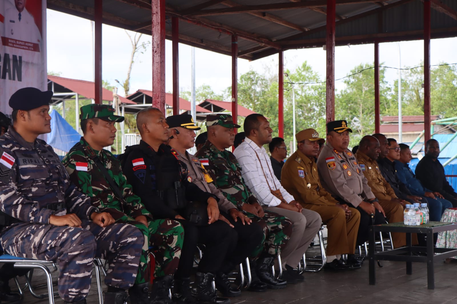 Apel Gabungan ASN, Polri, dan TNI di Asmat Tegaskan Pemulihan Keamanan Pasca Kerusuhan