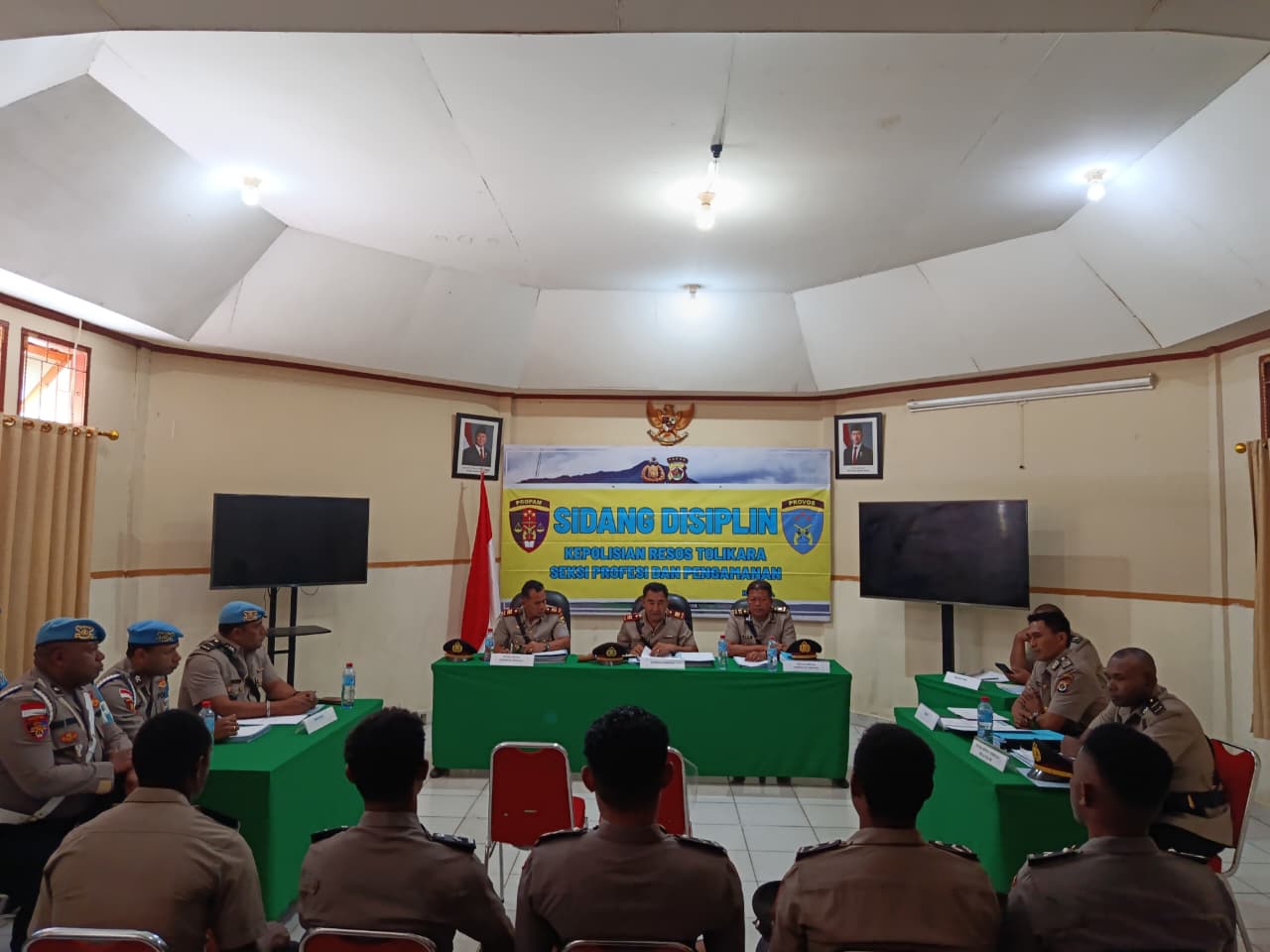 Tegakkan Aturan, Polres Tolikara Sidangkan 11 Personel Pelanggar Disiplin