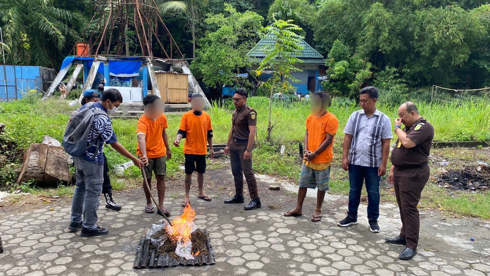 Tegas Lawan Narkoba, Sat Narkoba Polresta Musnahkan 3,4 Kg Ganja dan 0,59 Gram Sabu
