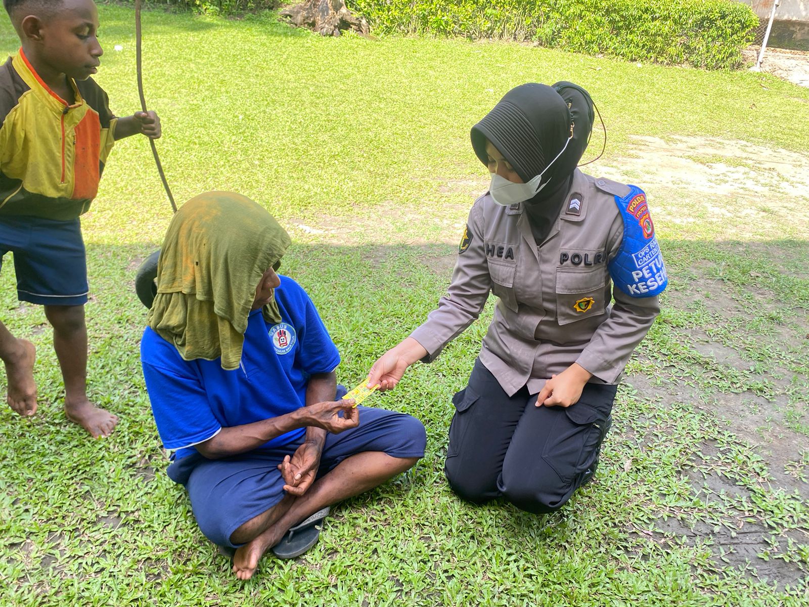 SubSatgas Keladi Sagu Gelar Pemeriksaan Kesehatan Gratis di Kampung Toladan, Kab. Jayapura