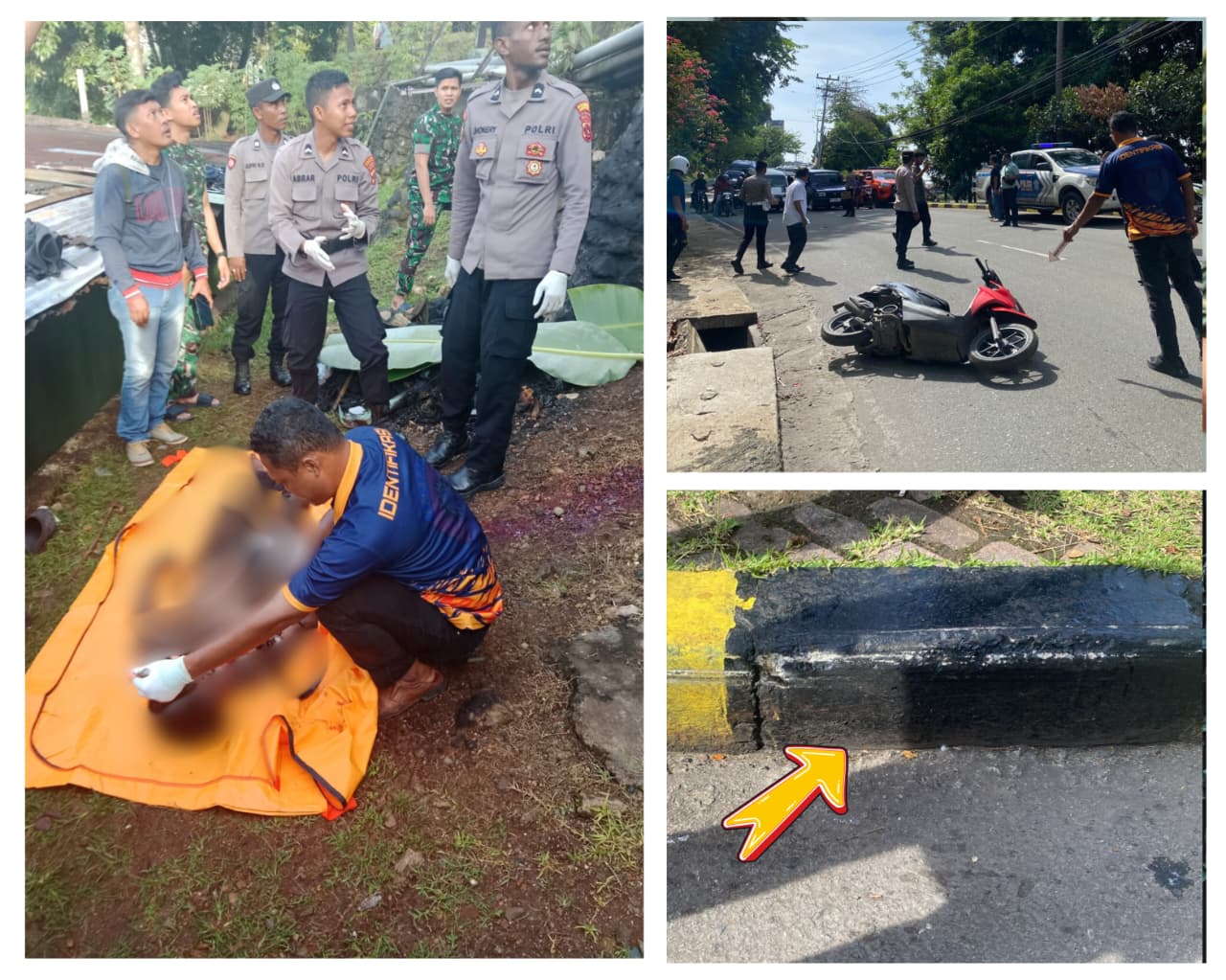 Diduga Akibat Lakalantas Seorang Pria Ditemukan Tak Bernyawa