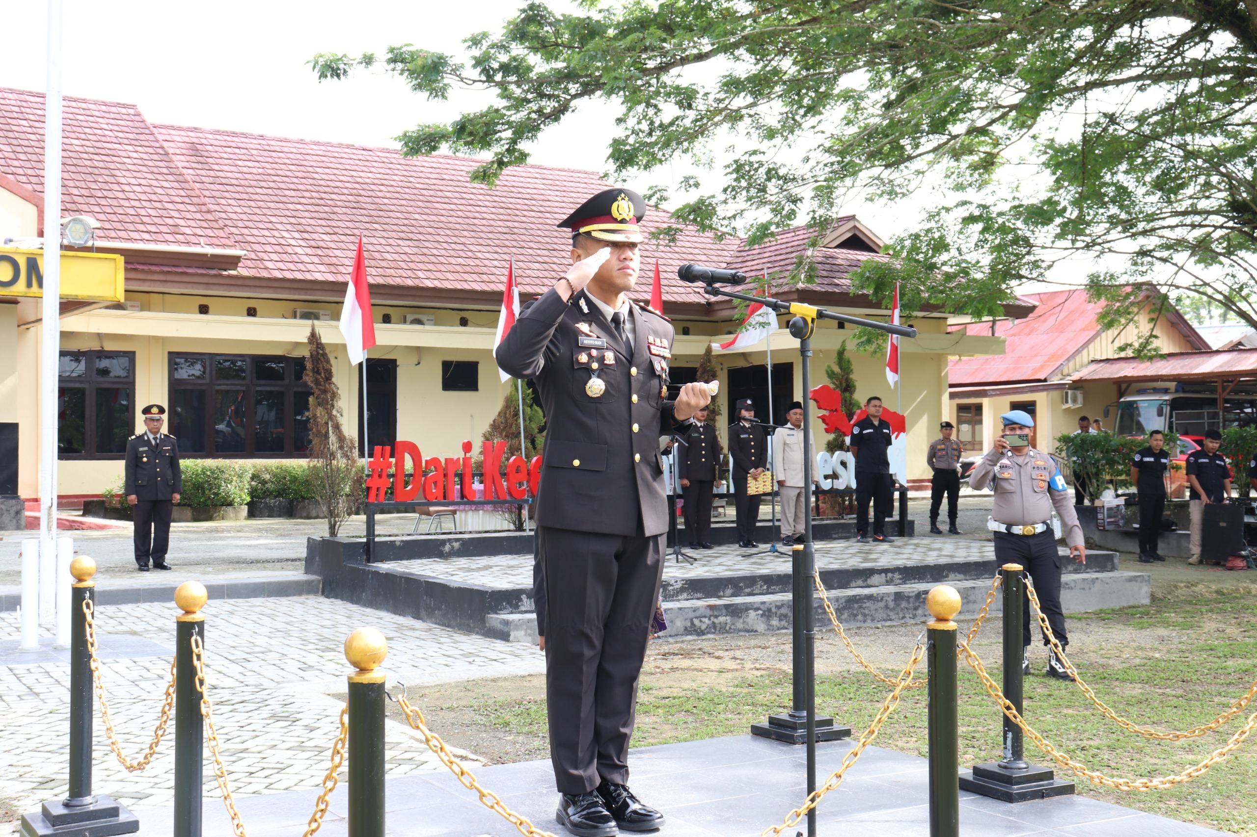 Polres Keerom Teguhkan Komitmen Kebangsaan Dalam Upacara Hari Kesaktian Pancasila 2025