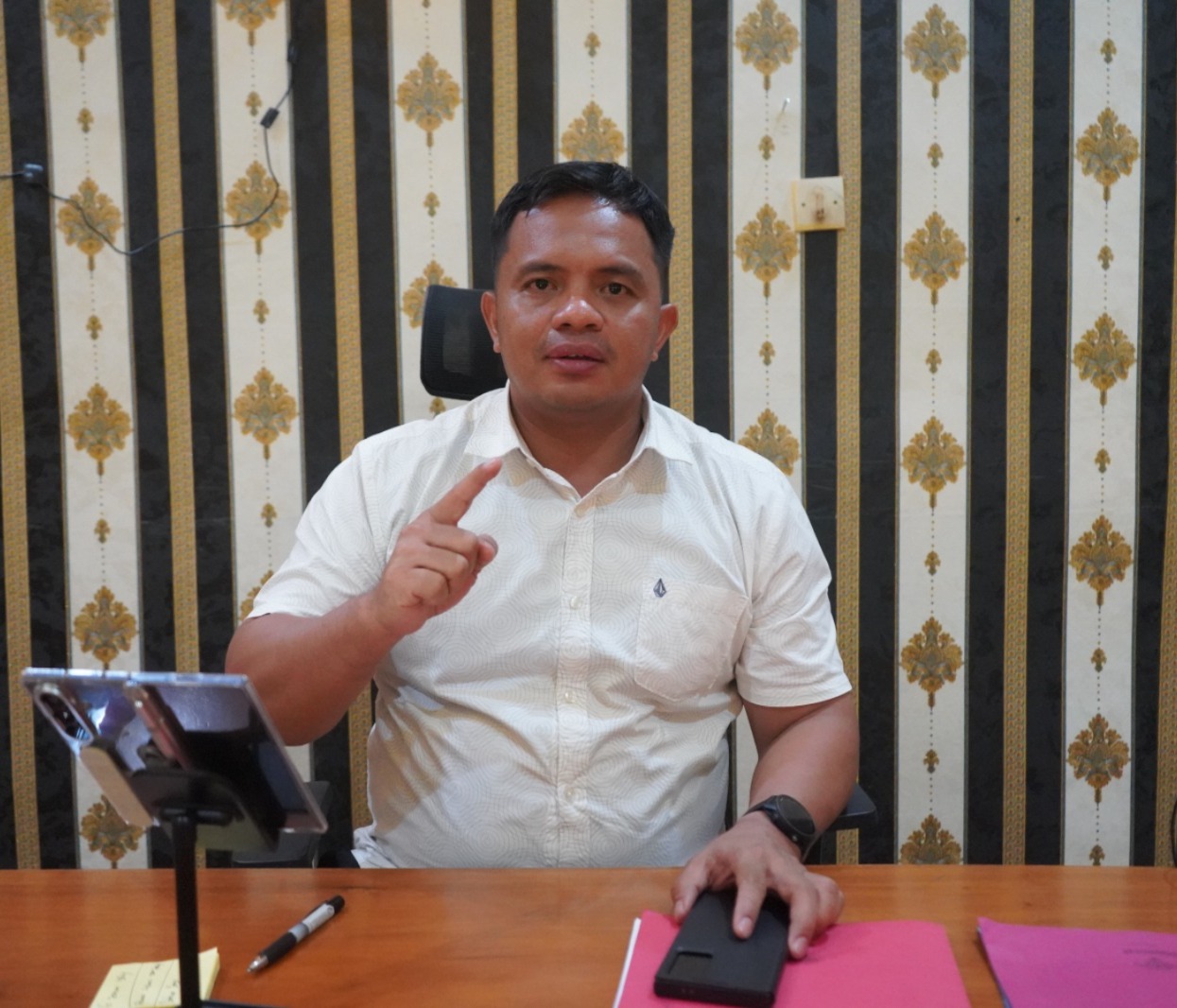 Personel Polres Jayapura Amankan Dua Orang Membawa Sajam Saat Patroli Malam