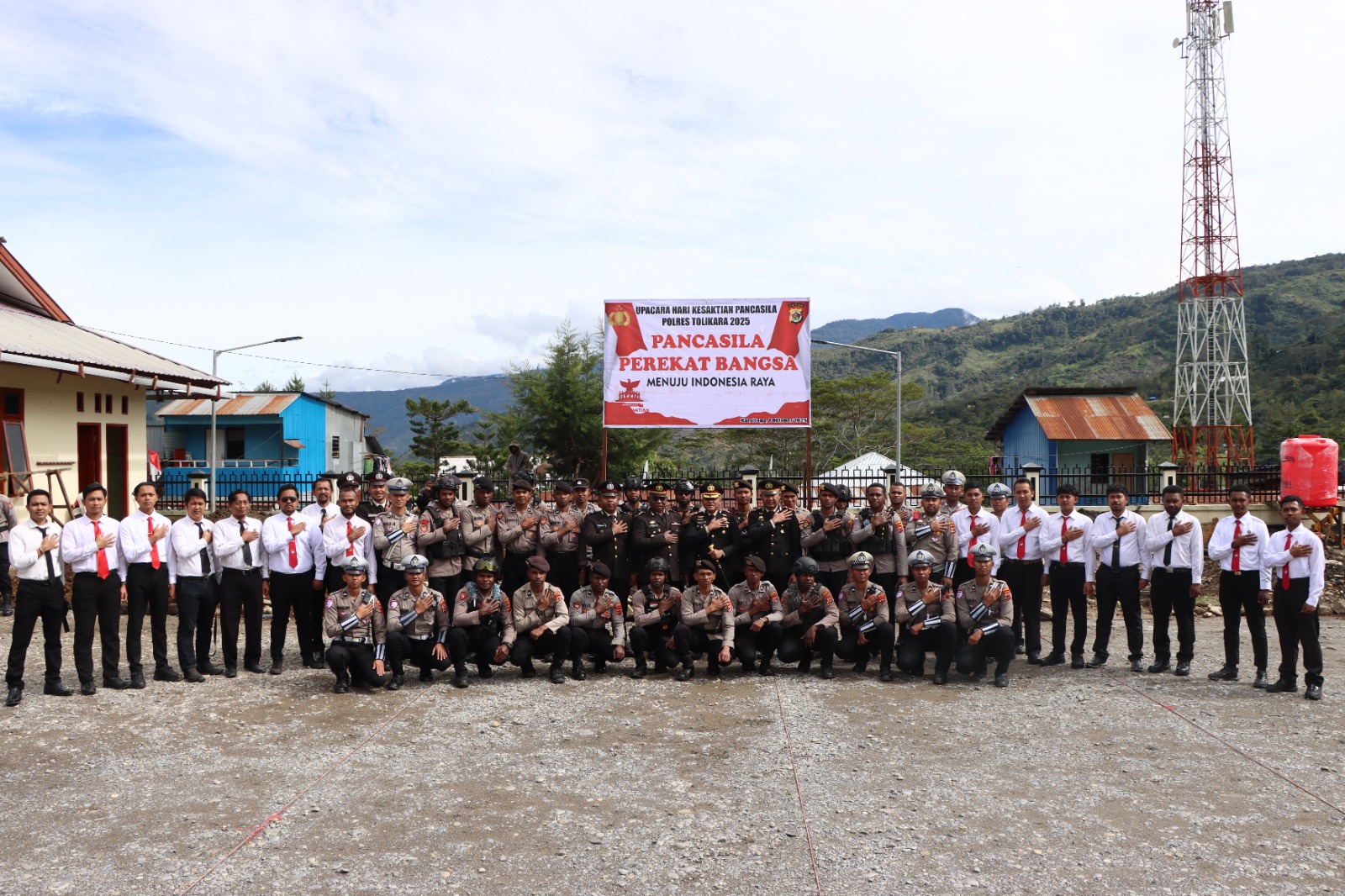 Kapolres Tolikara Pimpin Upacara Peringatan Hari Kesaktian Pancasila Tahun 2025