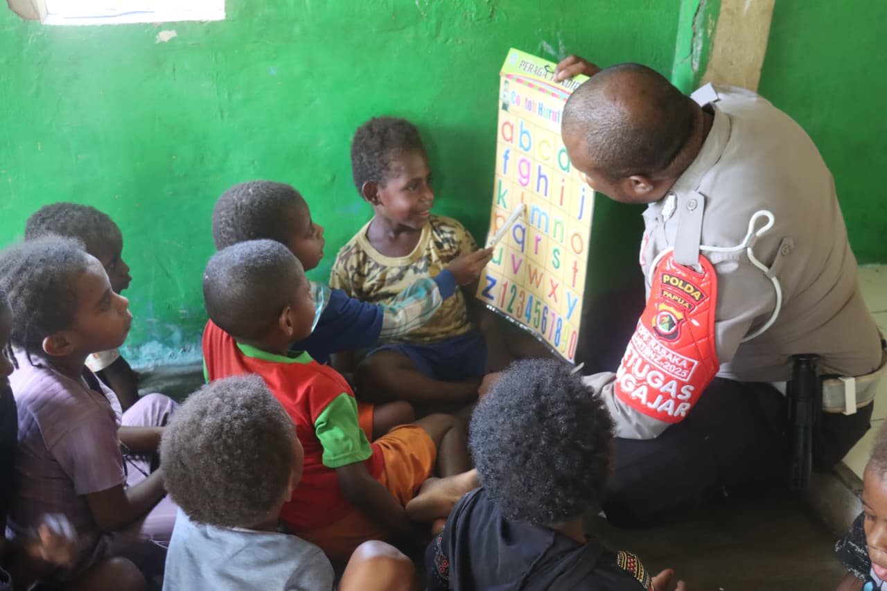 Satgas Si Ipar Wujudkan Harapan Anak Tidak Sekolah di Distrik Dekai