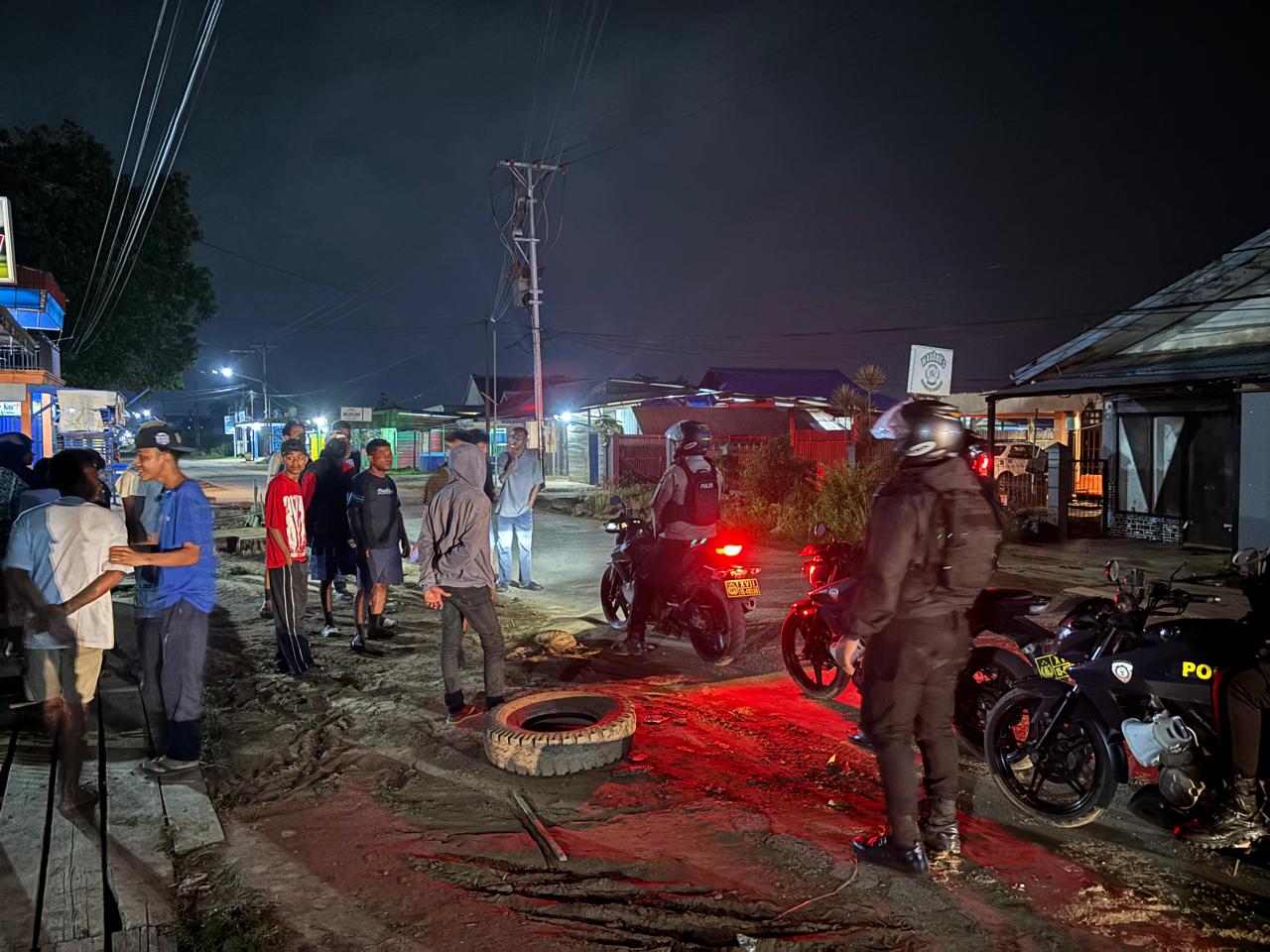 Patroli Samapta Presisi Warnai Malam Merauke, Wujudkan Rasa Aman untuk Warga