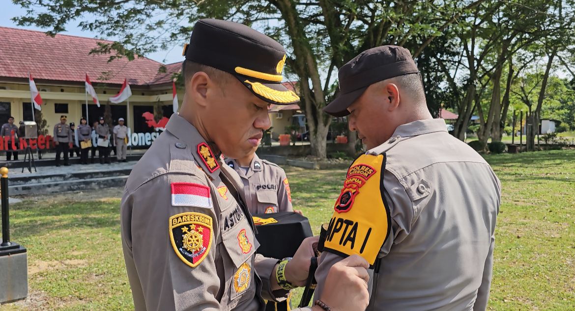 Polres Keerom Resmikan Perubahan Nomenklatur PAMAPTA, Kapolres Tekankan Profesionalisme dan Kesiapsiagaan