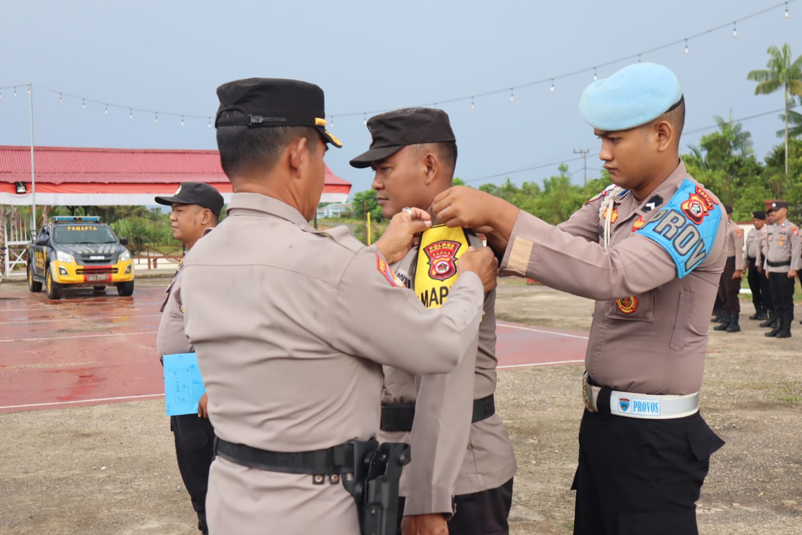 Polres Boven Digoel Gelar Apel Launching Pamapta Perkuat Tranformasi Layanan Publik Polri