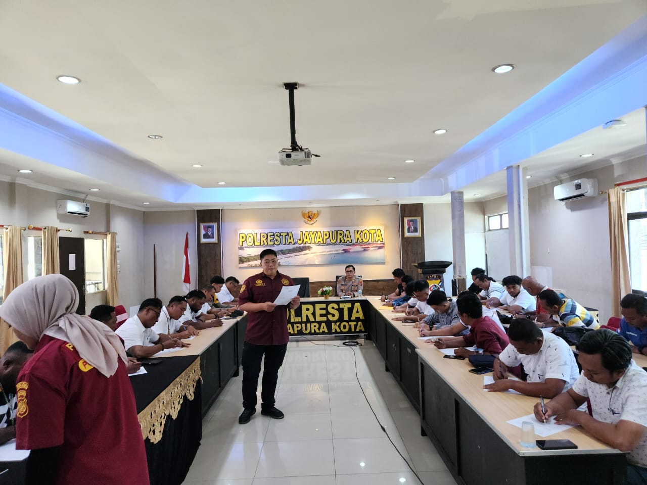 Hari Kedua Personel Polresta Jalani Tes Psikologi Pemegang Senpi Dinas