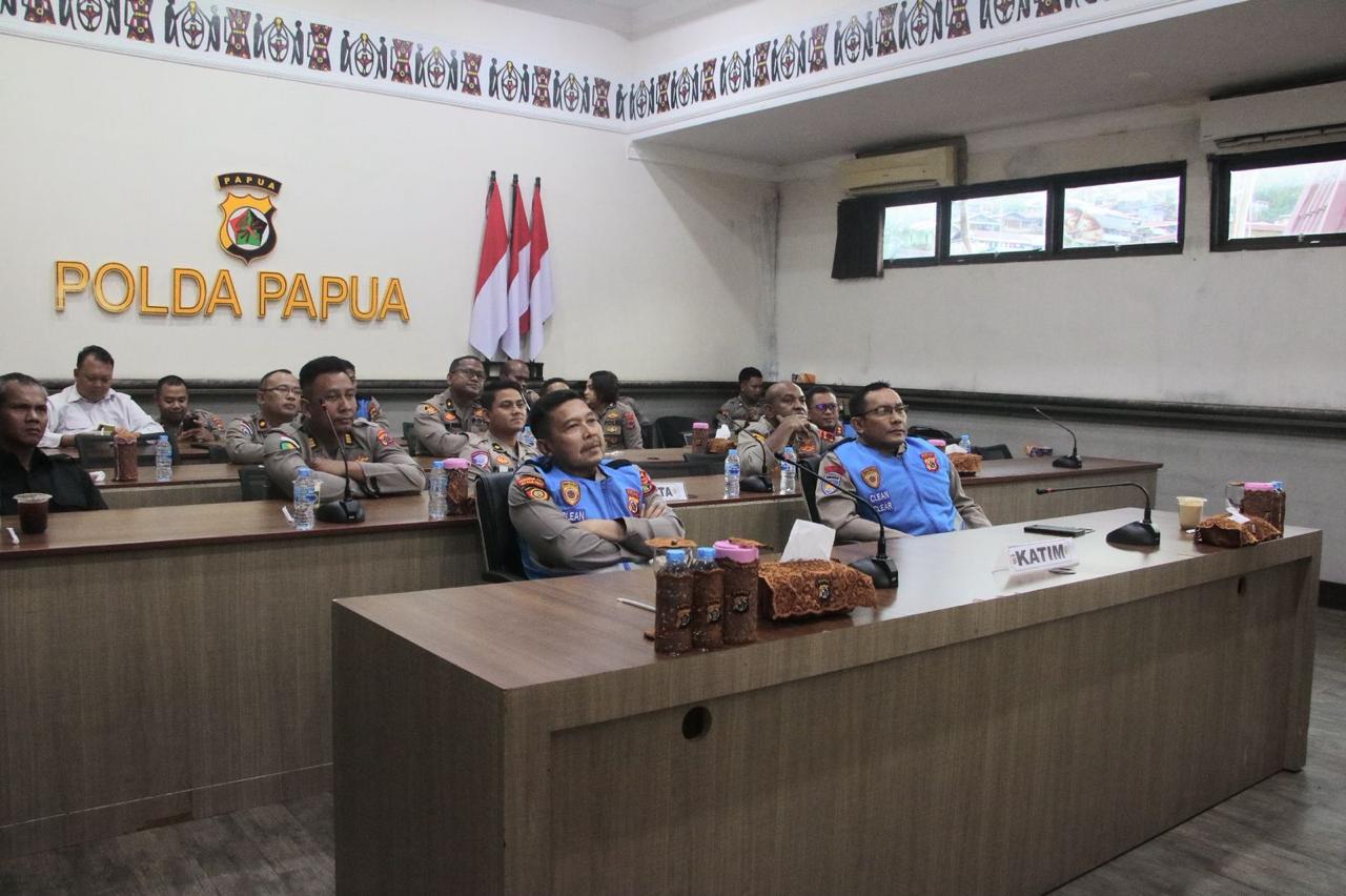 Polda Papua Laksanakan Sidang Pemanggilan Tingkat Pusat Seleksi Sespimmen Polri Dikreg ke-66 dan 67 T.A. 2026