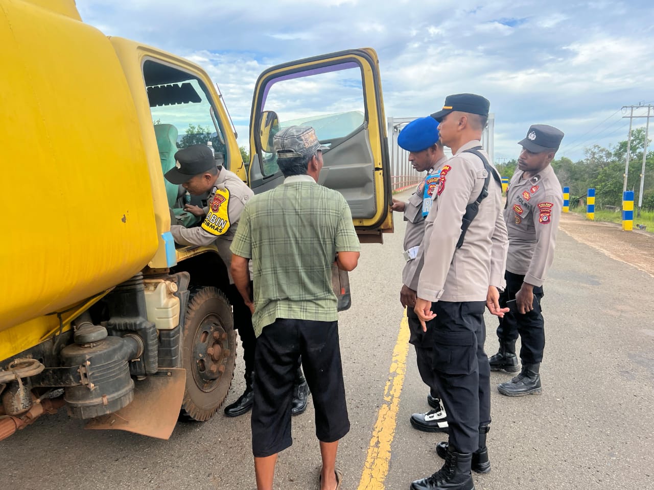 Polsek Elikobel Gelar Operasi Cipta Kondisi, Amankan Delapan Sajam Tanpa Izin