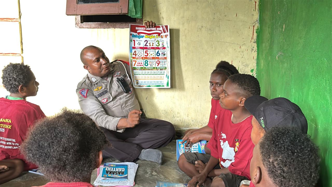 Hadirkan Semangat Belajar Membaca dan Berhitung Dalam Polisi Pi Ajar