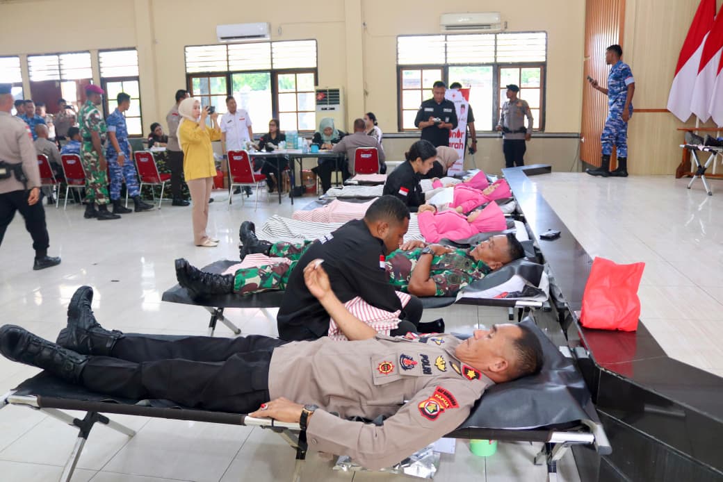 Brimob Papua Peduli: Donor Darah Wujud Nyata Pengabdian Untuk Negeri