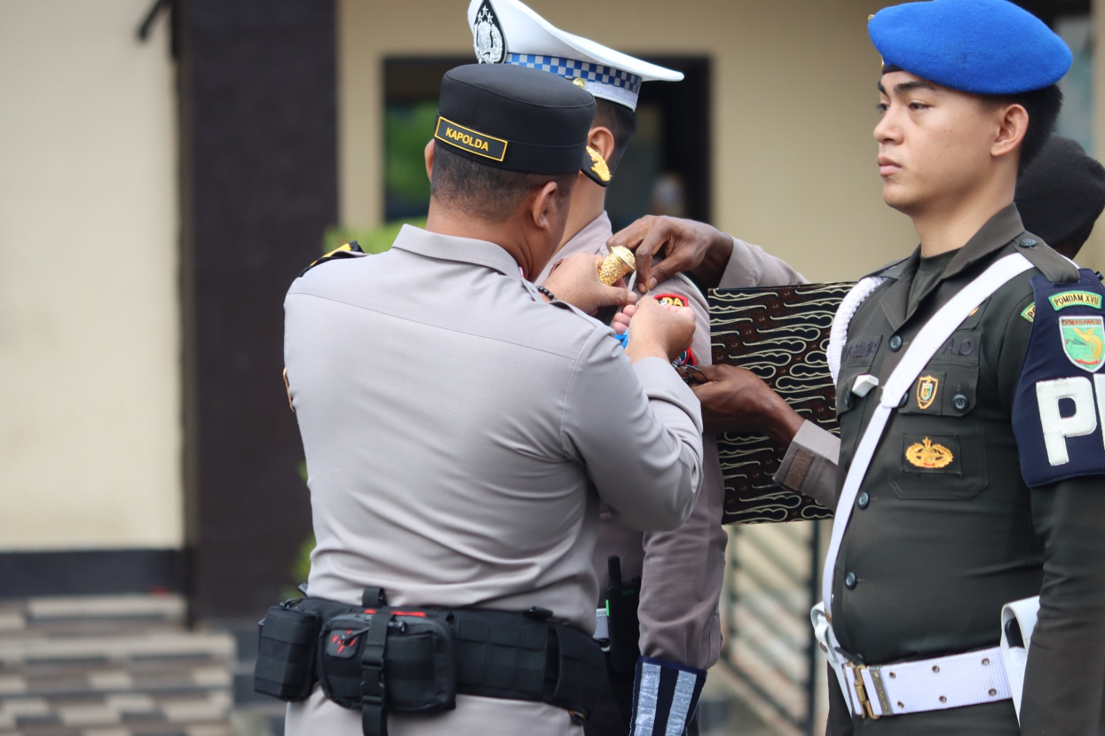 Polres Nabire menjadi tuan rumah Apel Gelar Pasukan Operasi Zebra Noken 2025 Polda Papua Tengah