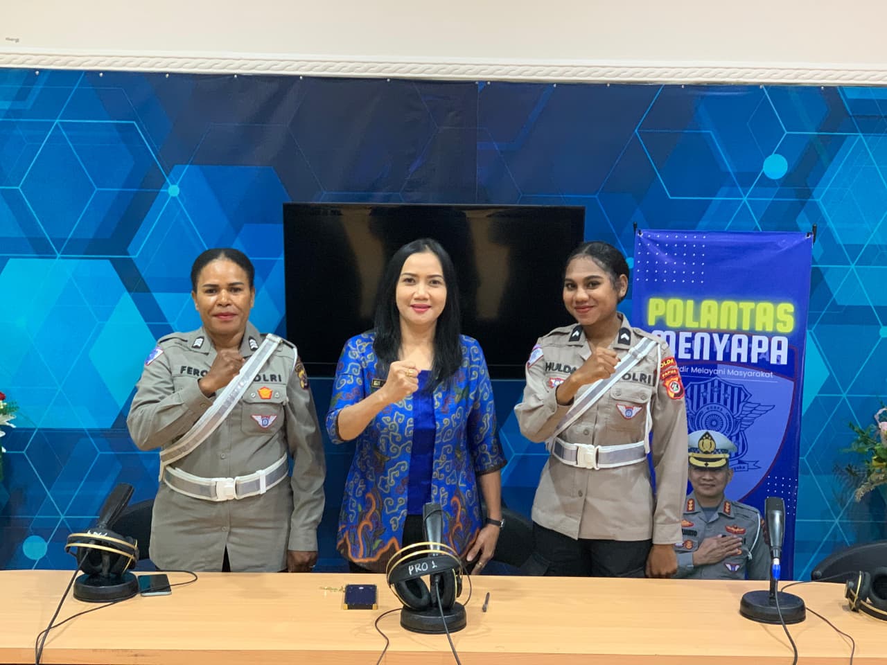 Ditlantas Polda Papua Gelar Patroli Udara dalam Program “Polantas Menyapa”