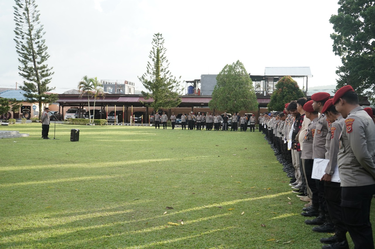Polres Jayapura Siagakan 250 Personel Untuk Mengantisipasi Gangguan Kamtibmas