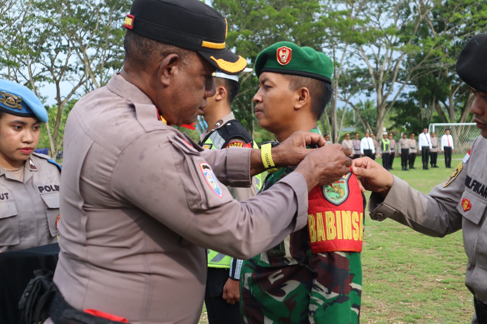 Polres Keerom Tegaskan Kesiapan Pengamanan Nataru dalam Apel Operasi Lilin Cartenz 2025