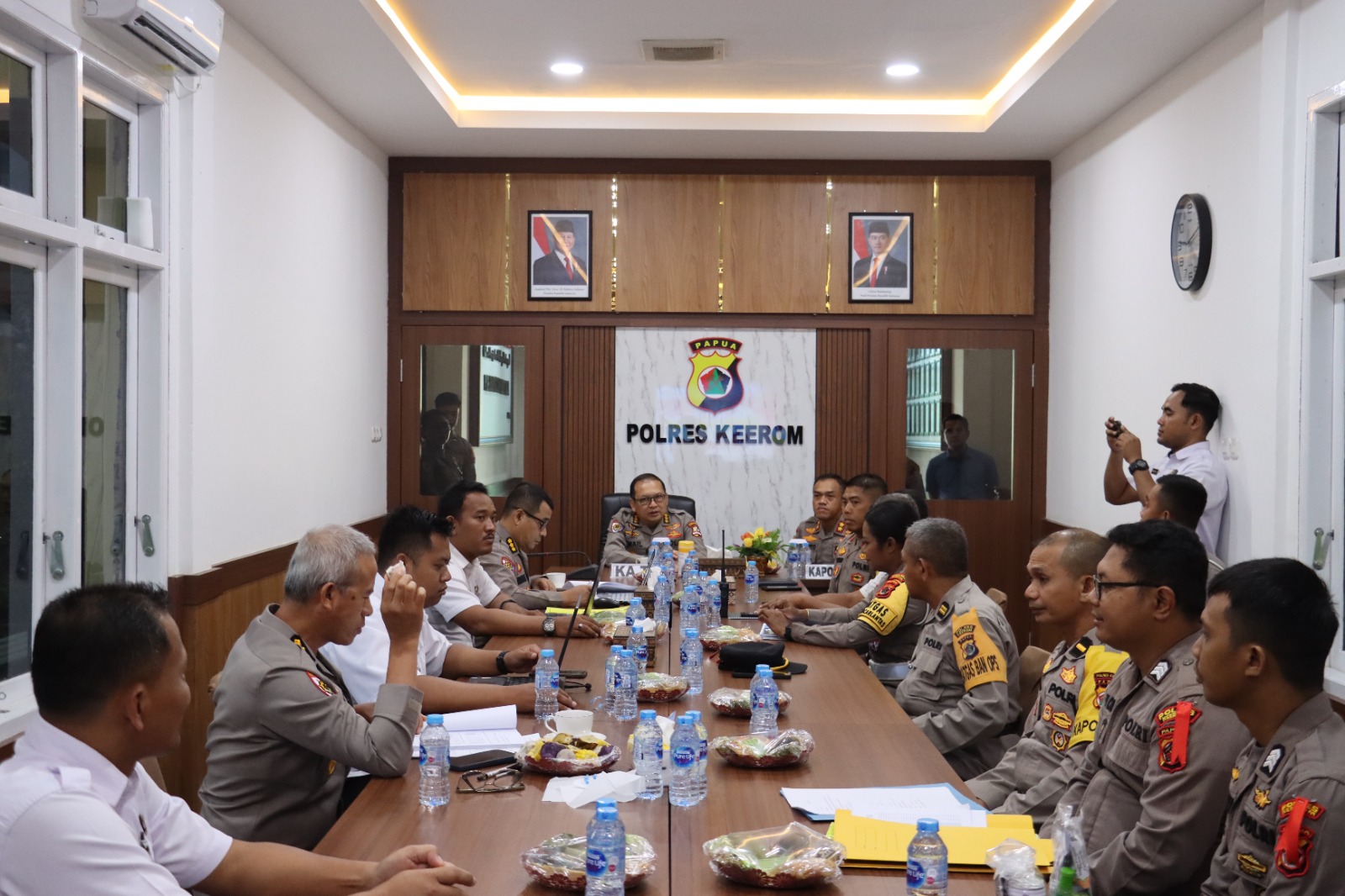 Pastikan Ops Lilin Cartenz 2025 Berjalan Optimal, Wasops Irwasum Polri Kunjungi Polres Keerom