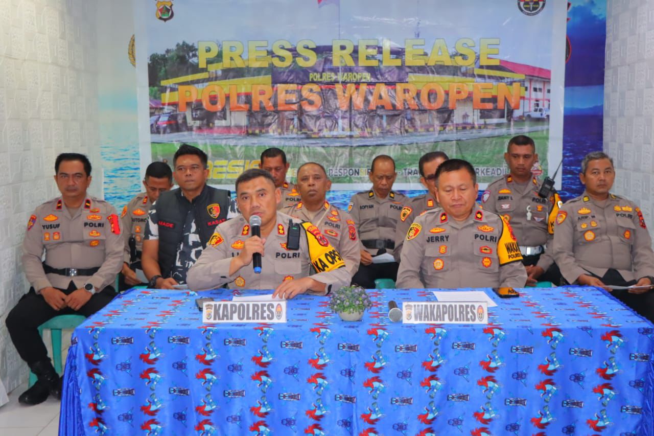 Refleksi Akhir Tahun 2025, Polres Waropen Paparkan Kinerja dan Komitmen Menuju Tahun 2026.