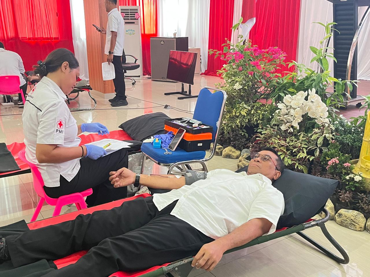 Peringati Hari Jadi Intelijen Polri ke-80, Ditintelkam Polda Papua Gelar Donor Darah