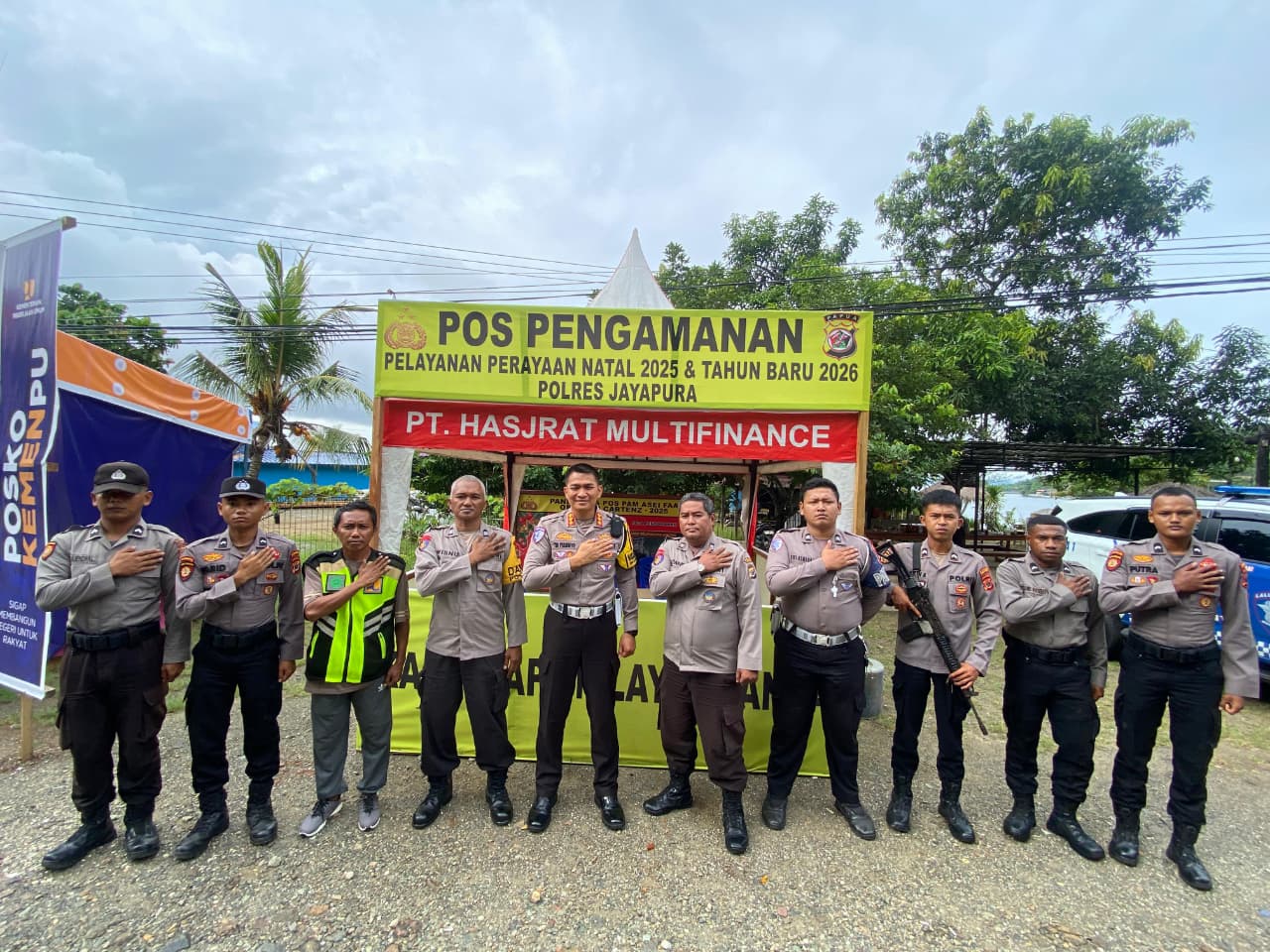 Wakasatgasopsda Operasi Lilin Cartenz 2025 Tinjau Pos Pam Asei Faa, Tekankan Kedisiplinan dan Ketertiban Inventaris Senjata