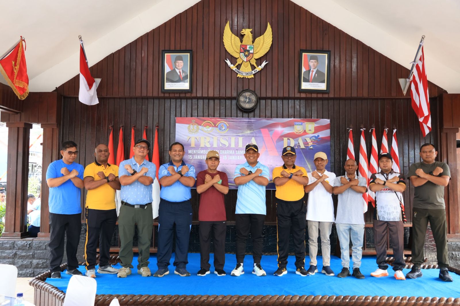 Kapolda Papua Hadiri Trisila X Day, Perkuat Sinergi TNI–Polri di Jayapura