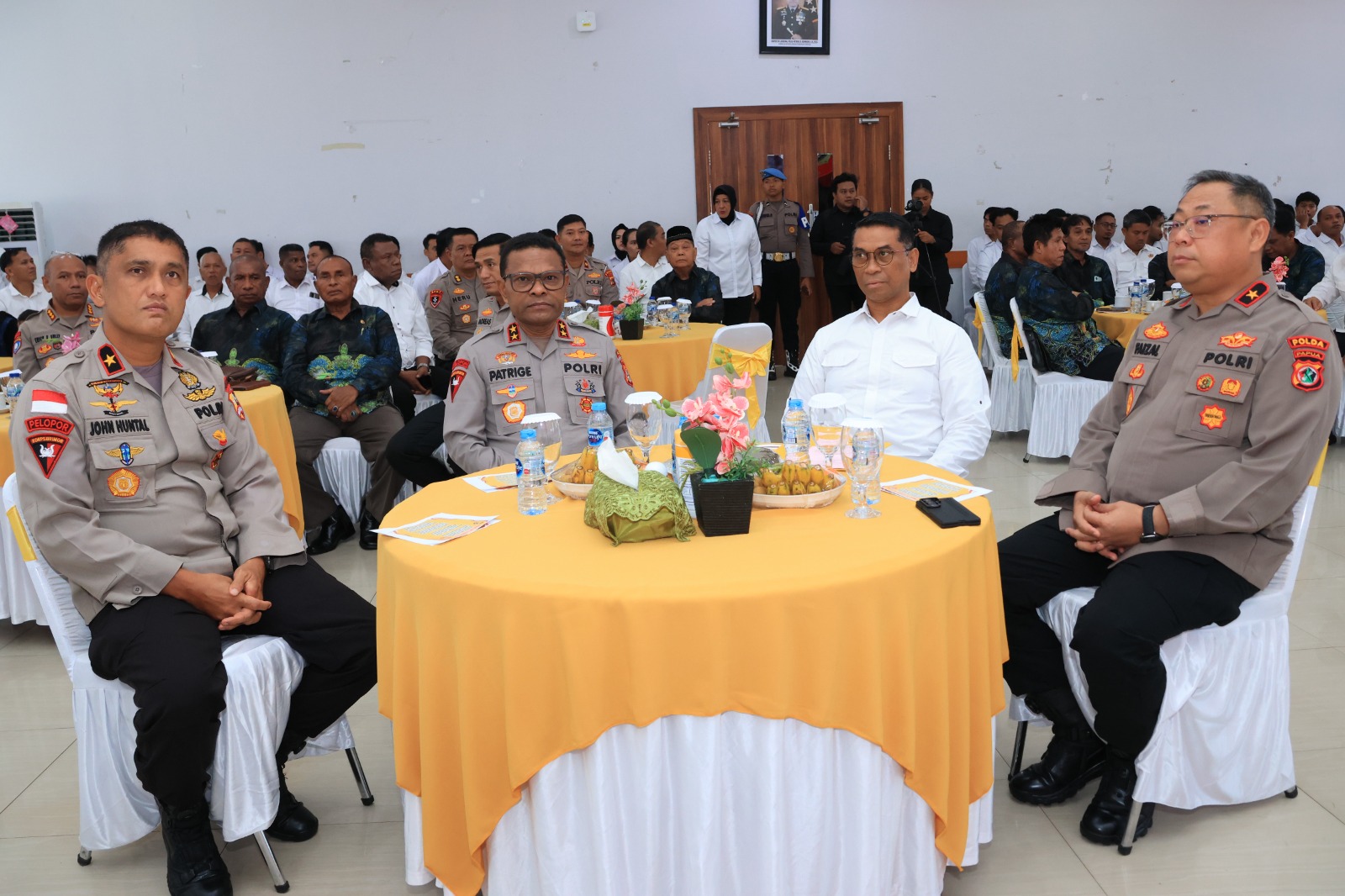 Tiga Jenderal Hadiri Syukuran Hari Jadi Intelijen Polri di Polda Papua