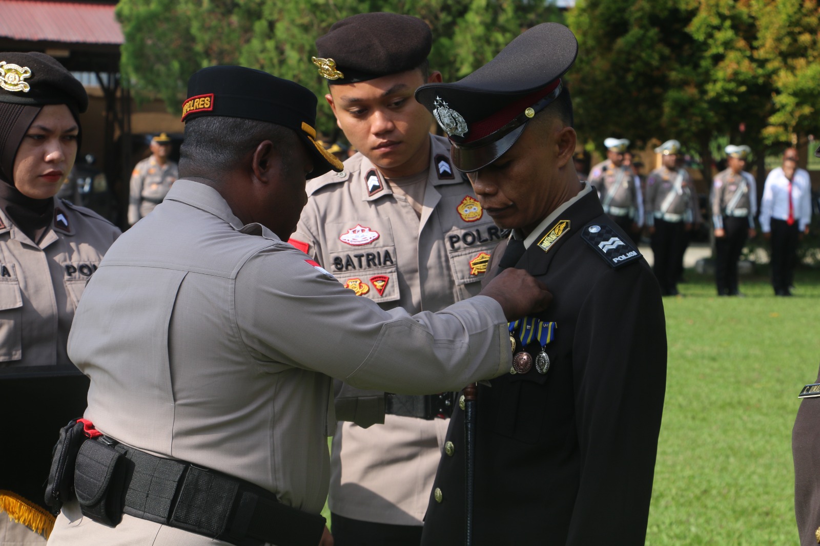 Polres Jayapura Gelar Upacara Hari Kesadaran Nasional dan Penganugerahan Tanda Kehormatan