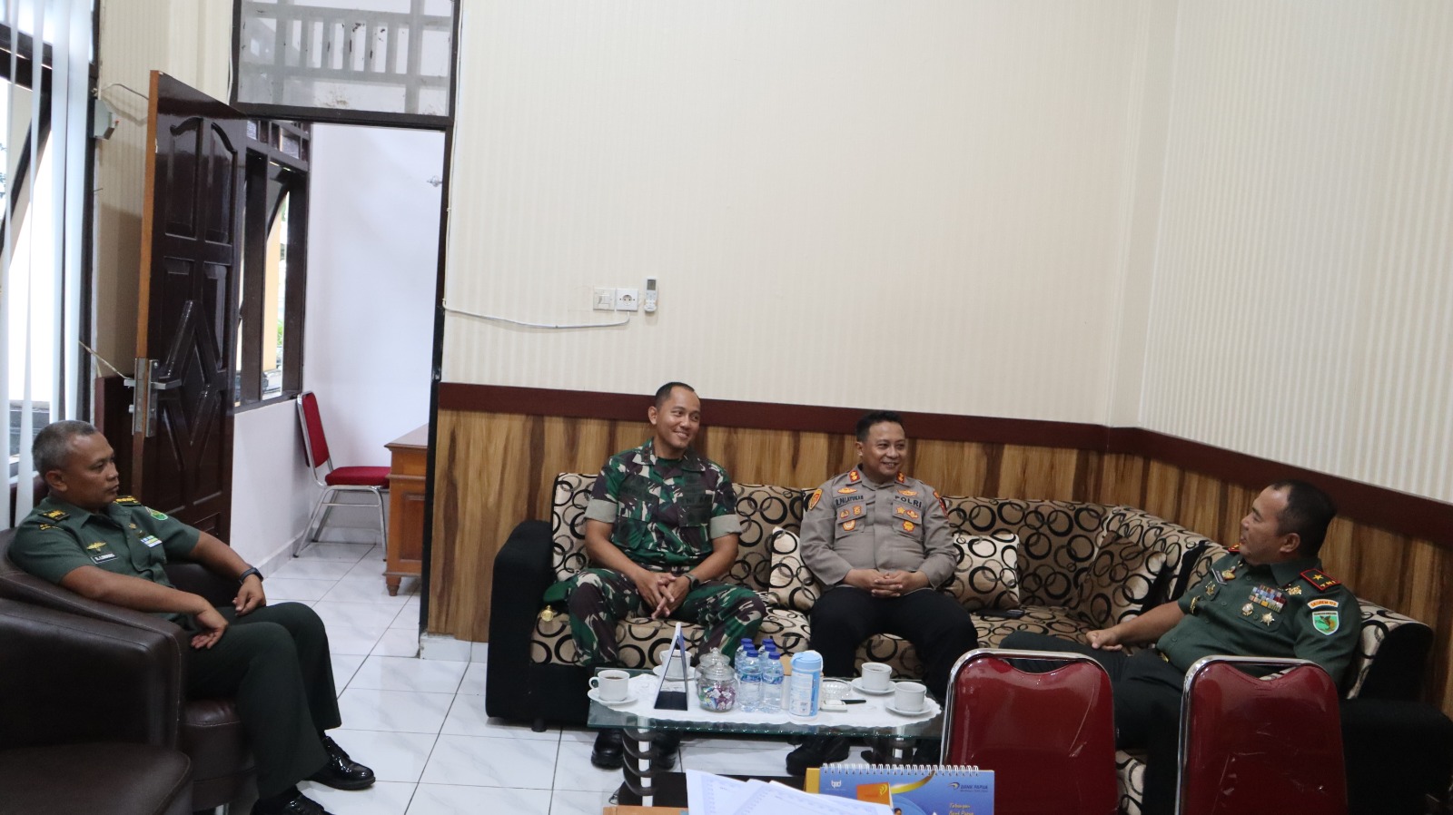 Usai Kunker di Kodim 1712/Sarmi, Danrem 172/PWY Kunjungi Mapolres Sarmi