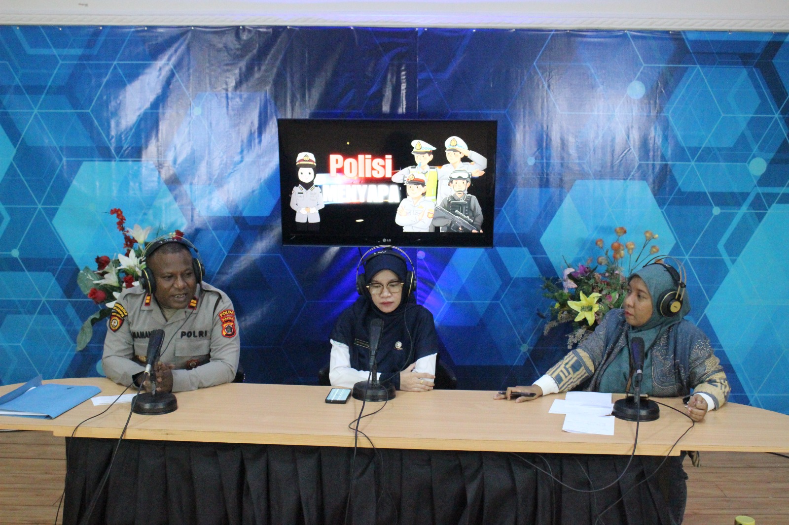 Dialog Interaktif Polisi Menyapa, Polda Papua dan BMKG Ajak Masyarakat Waspada Cuaca Ekstrem