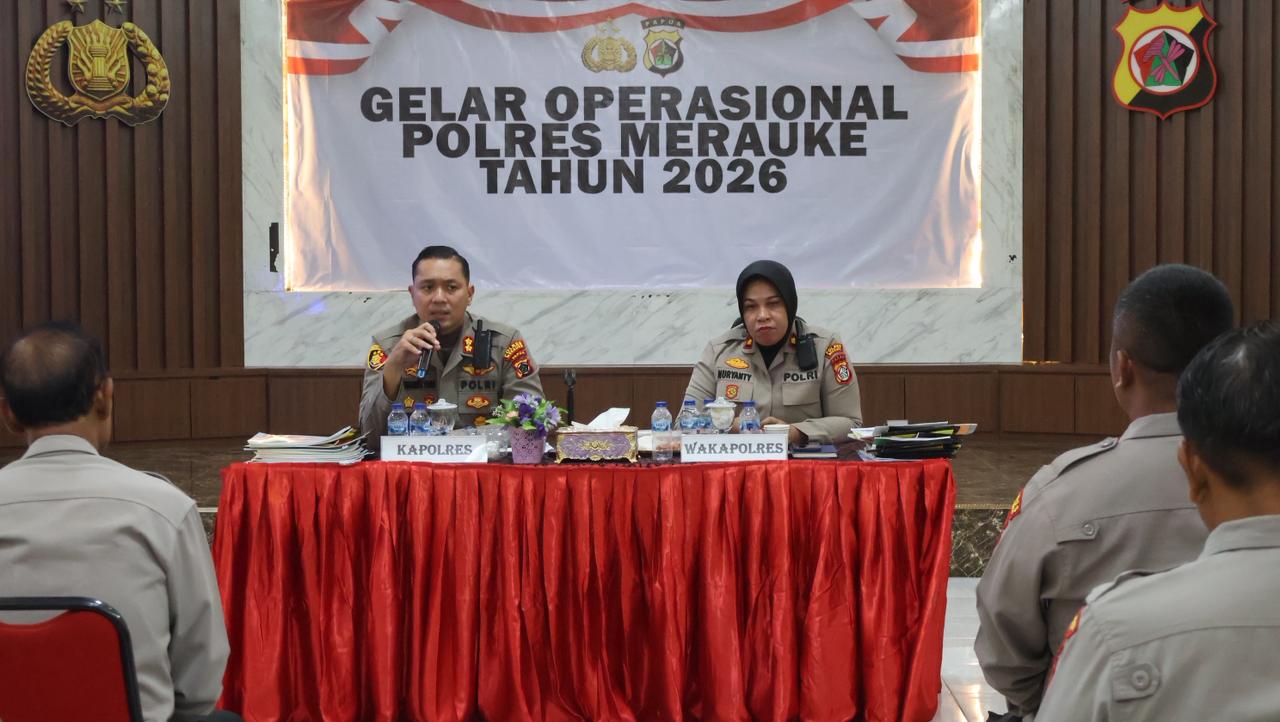 Polres Merauke Gelar Operasional, Wujud Kesiapsiagaan dalam Menghadapi Berbagai Tantangan tugas di Tahun 2026