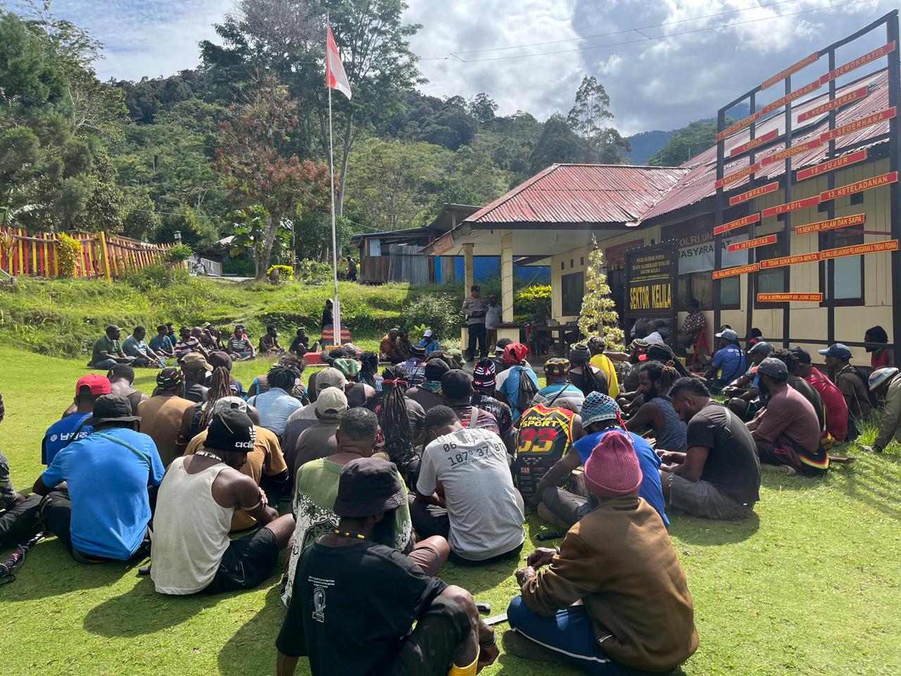 Polsek Kelila Fasilitasi Penyelesaian Kecelakaan Tunggal Yang Menyebabkan Meninggal Dunia