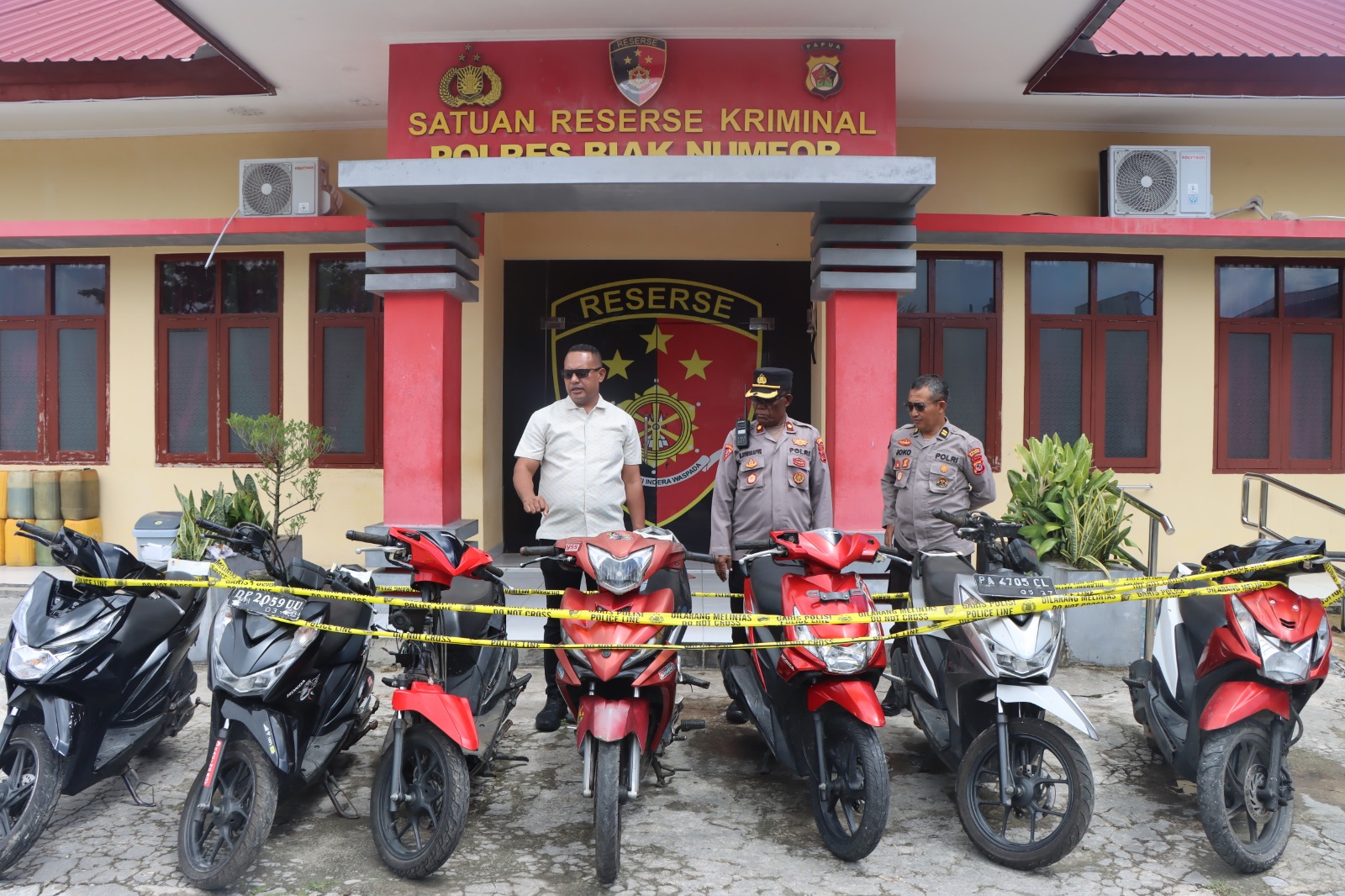 Polres Biak Numfor Berhasil Mengungkap Kasus Curanmor Roda Dua