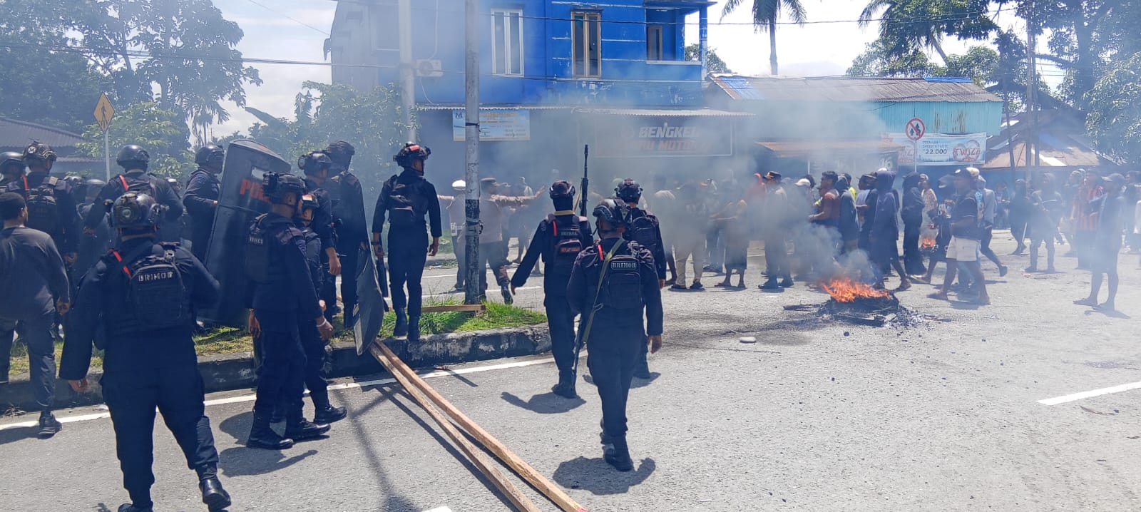 Kapolres Tegaskan Akan Kejar dan Proses Pelaku Penyerangan Yang Melukai Anggota Brimob