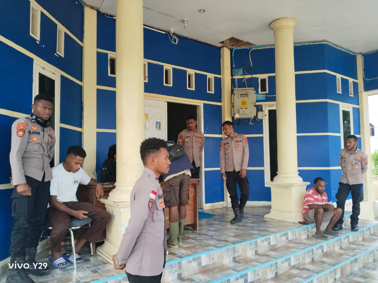 Wujud Tanggung Jawab Pamapta II, Pengecekan Pengamanan Rumah Sakit dan Bank Papua KCP Kobakma