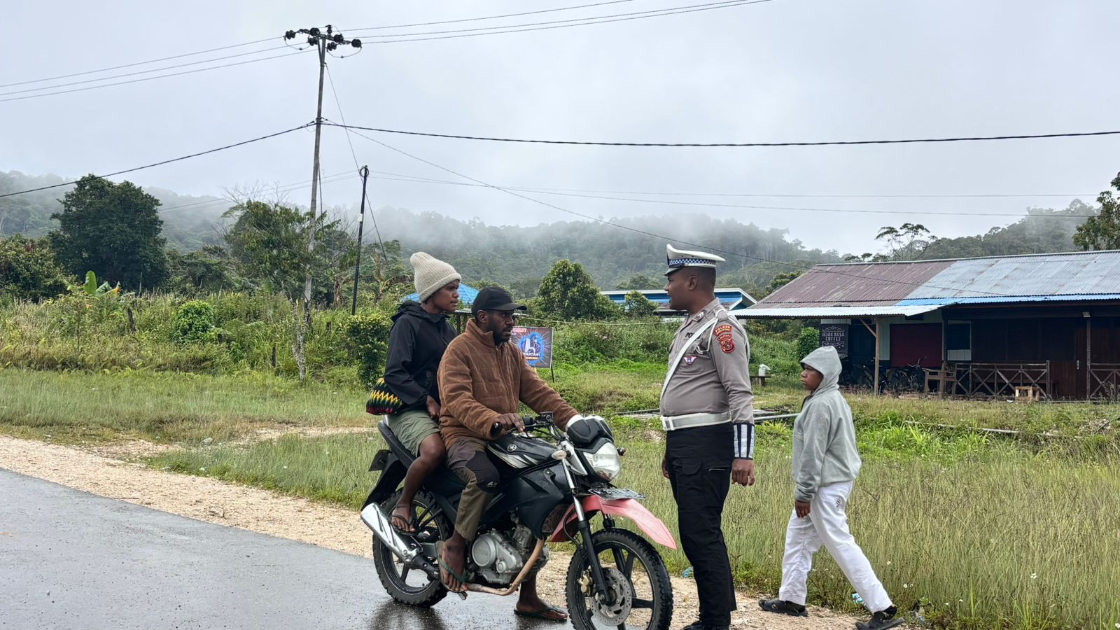 Satlantas Hadir Setiap Pagi Berikan Rasa Aman bagi Masyarakat