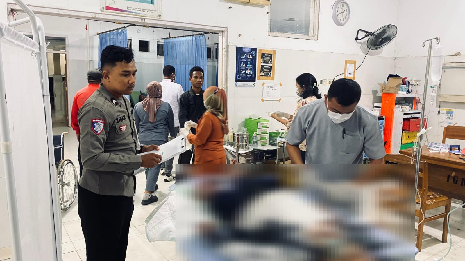 LAKA GANDA DI DOYO LAMA, DUA PENGENDARA MENINGGAL DUNIA