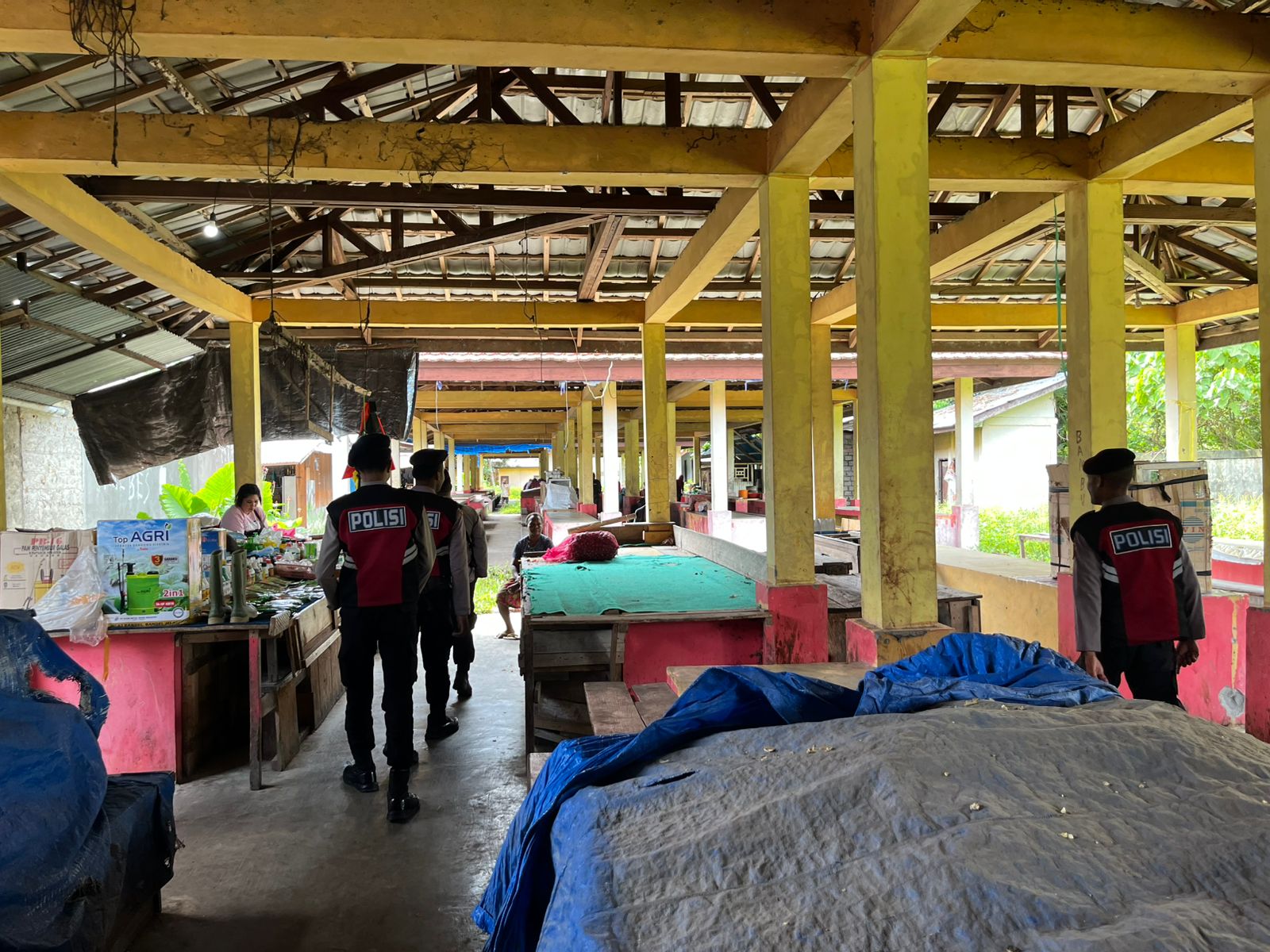 Hadir di Tengah Masyarakat, Personel Pos Selter Sat Samapta Polres Sarmi Gelar Turjawali