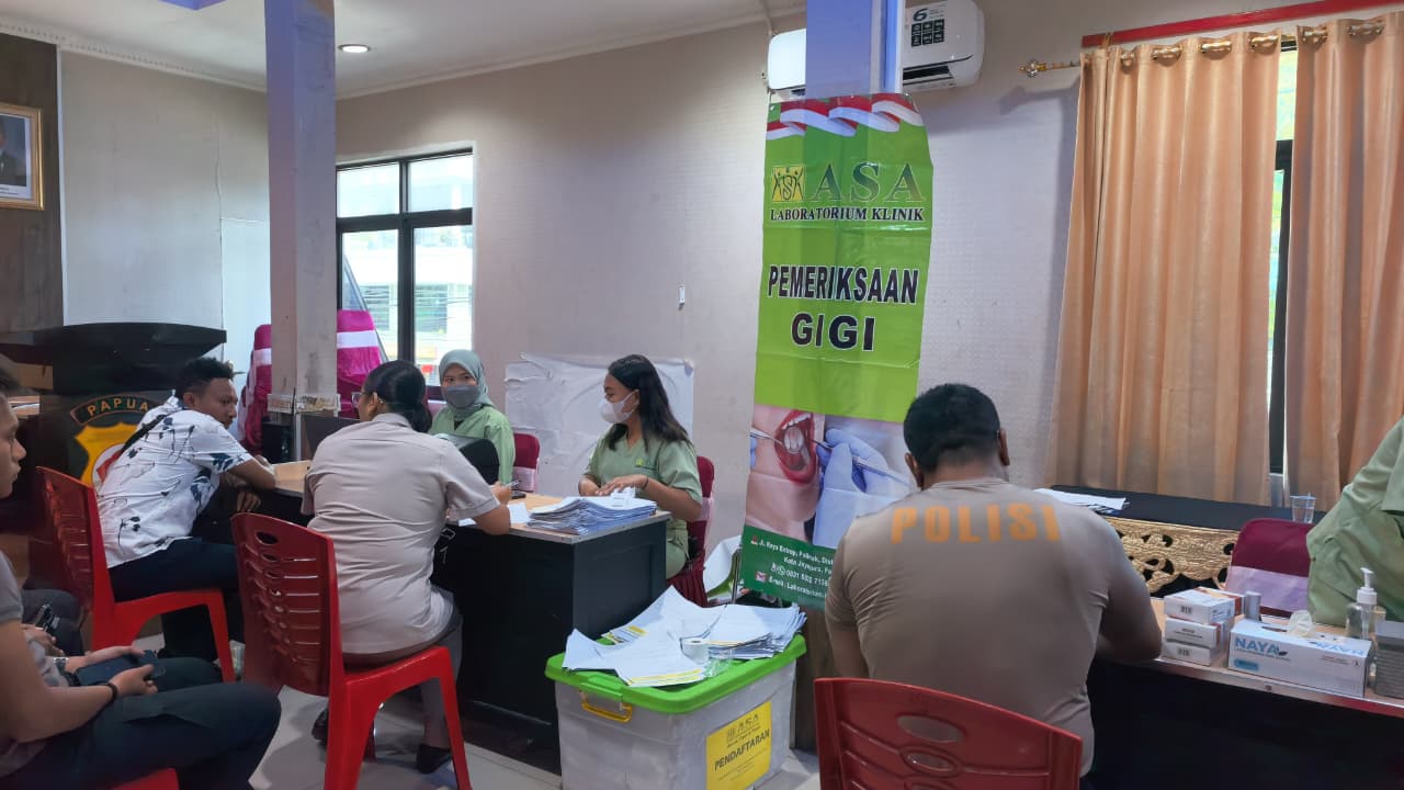 Pastikan Personel Tetap Prima, Polresta Jayapura Kota Laksanakan Rikkes Berkala