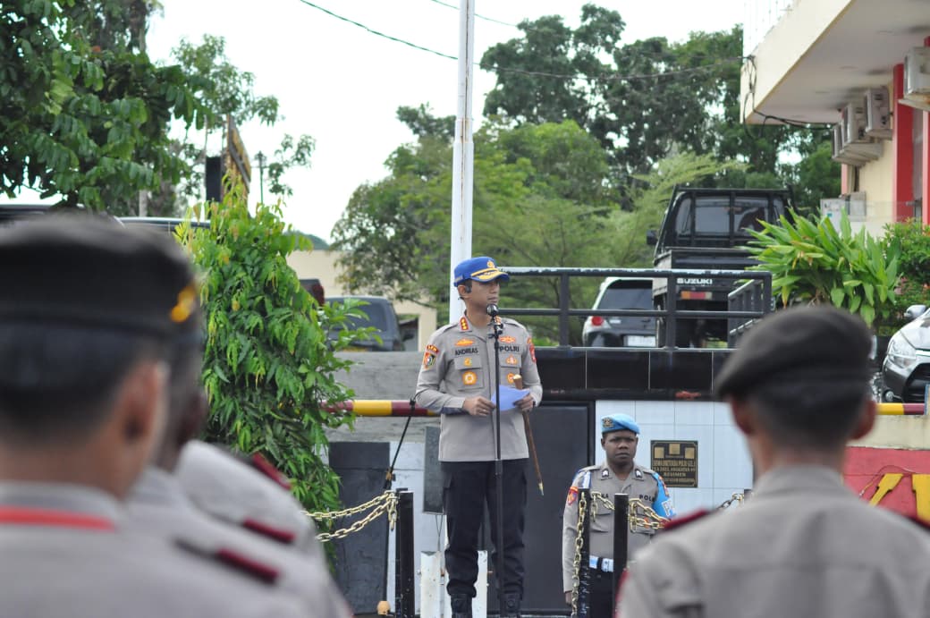 Apel Pagi SPN Polda Papua, Ka SPN Tekankan Peran Strategis Polsek dalam Pelayanan Masyarakat