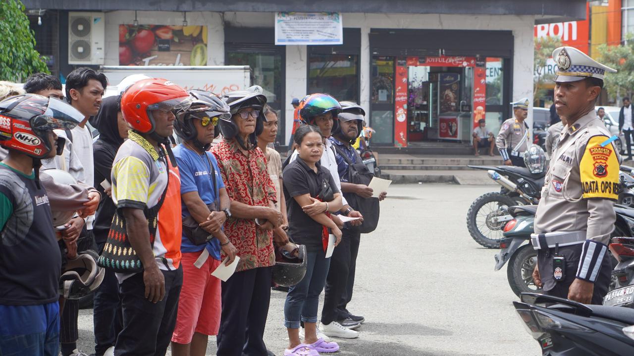 Ops Keselamatan Cartenz Hari Ke-2, Sebanyak 42 Pengendara Terjaring Razia
