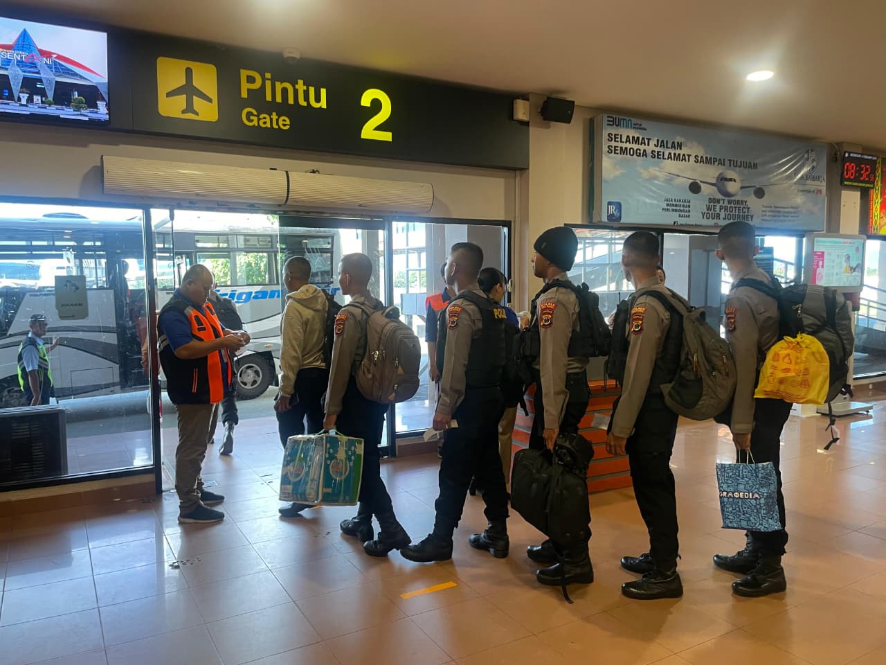 Polres Tolikara Jemput 8 Bintara Remaja Angkatan 53 Penugasan Tolikara