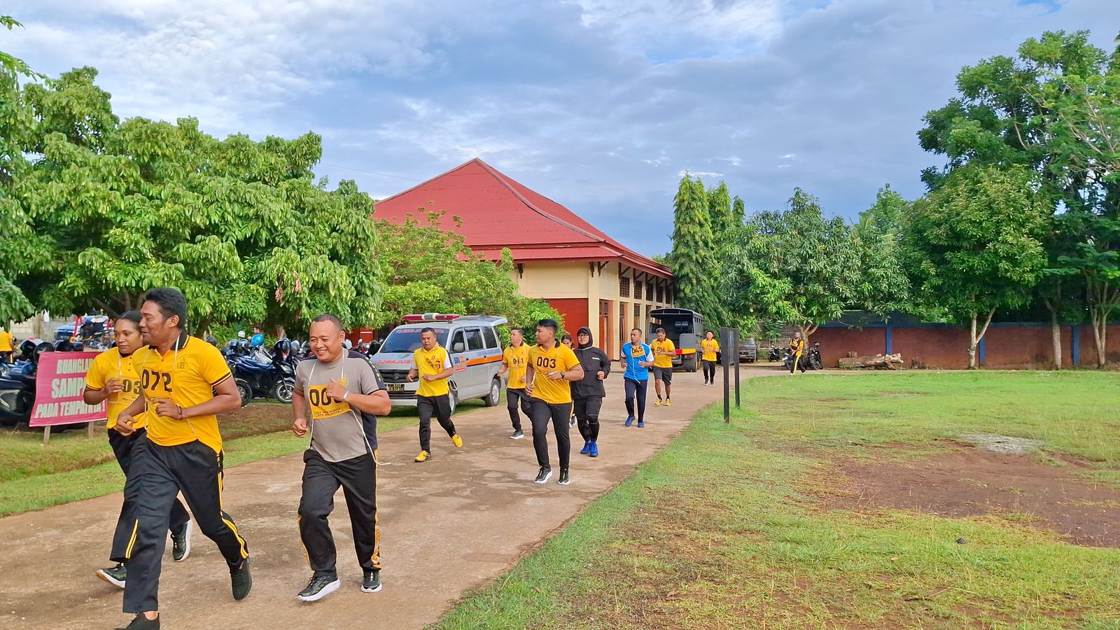 Polresta Jayapura Kota Gelar Tes Kesempataan Jasmani