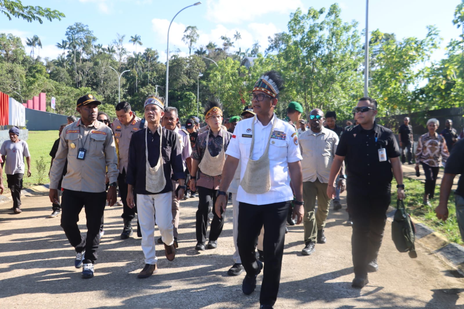 Kunjungan Kerja Sekretaris BNPP RI PLBN Yetetkun Kabupaten Boven Digoel