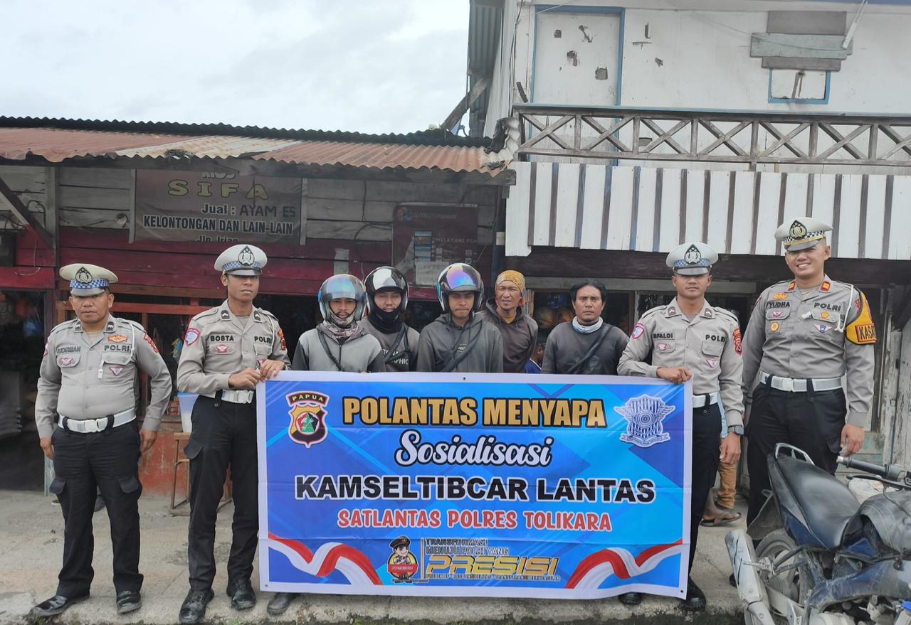 Operasi Keselamatan Cartenz 2026, Satlantas Polres Tolikara Laksanakan Sosialisasi Tertib Berlalu Lintas kepada Pengendara Dan Komunitas Ojek