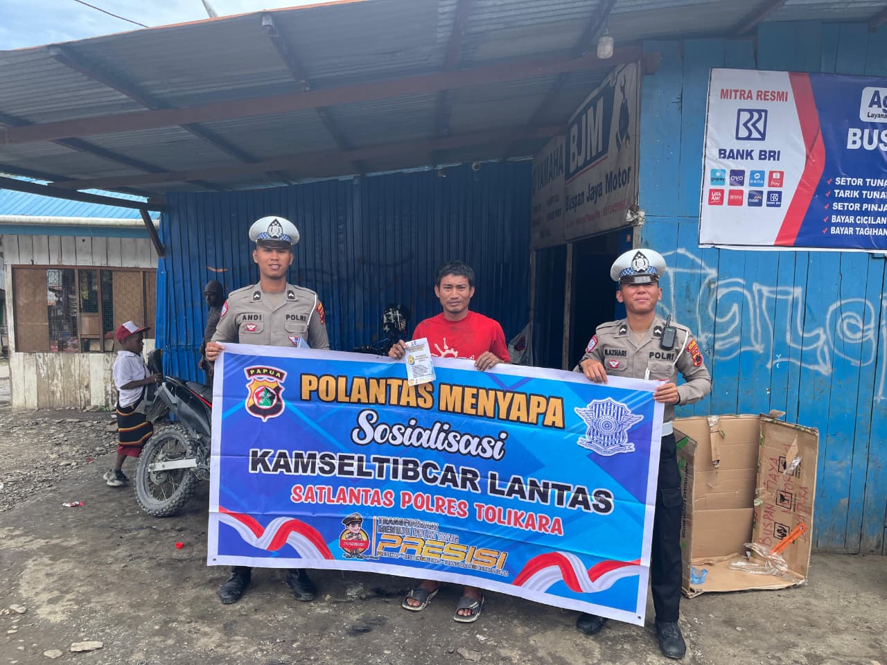 Operasi Keselamatan Cartenz–2026: Sat Lantas Menyapa, Sosialisasikan Kamseltibcar Lantas kepada Masyarakat