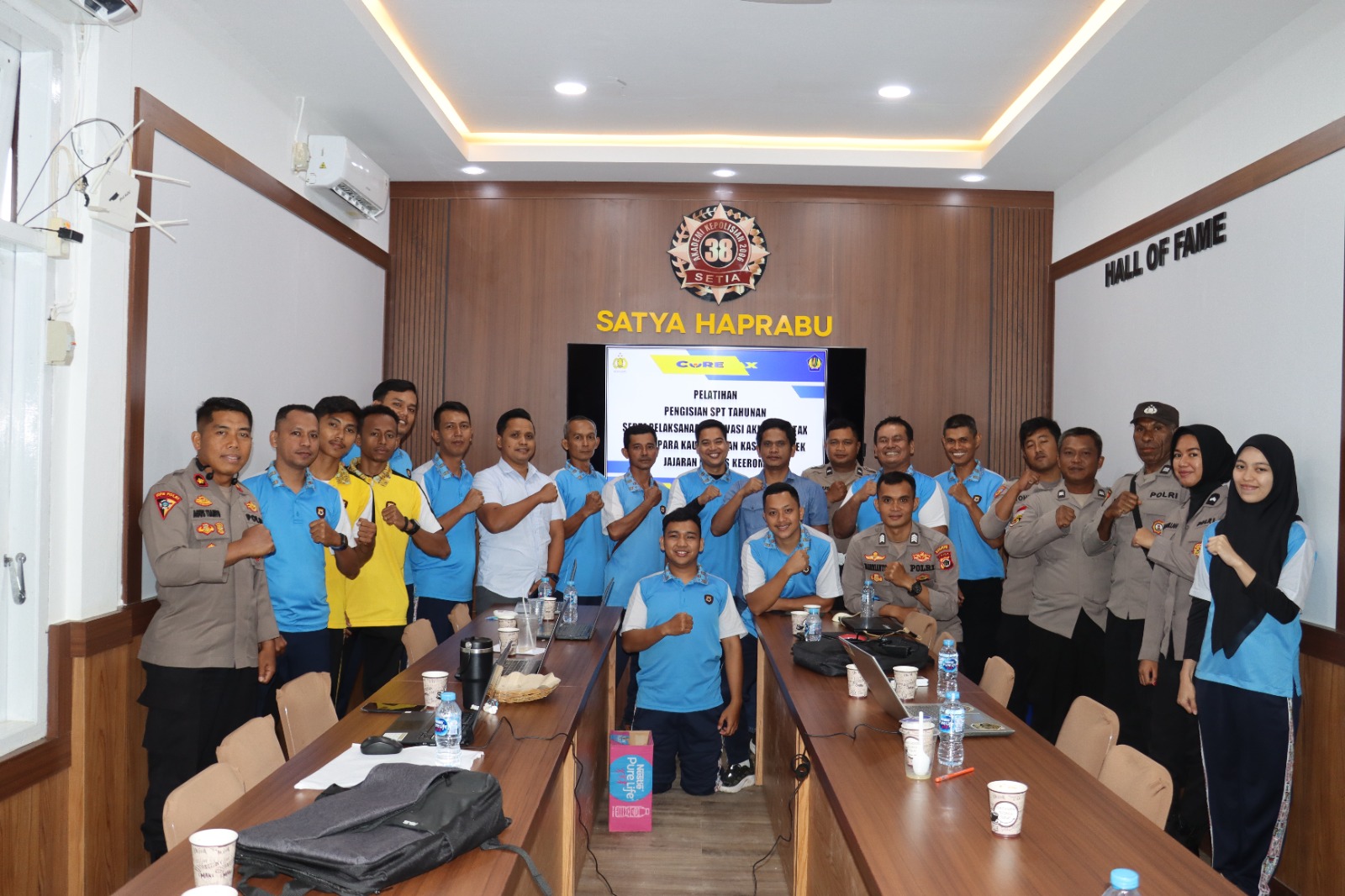 Tingkatkan Tertib Administrasi, Polres Keerom Gelar Pelatihan Pengisian SPT Tahunan serta Aktivasi Akun Coretax.