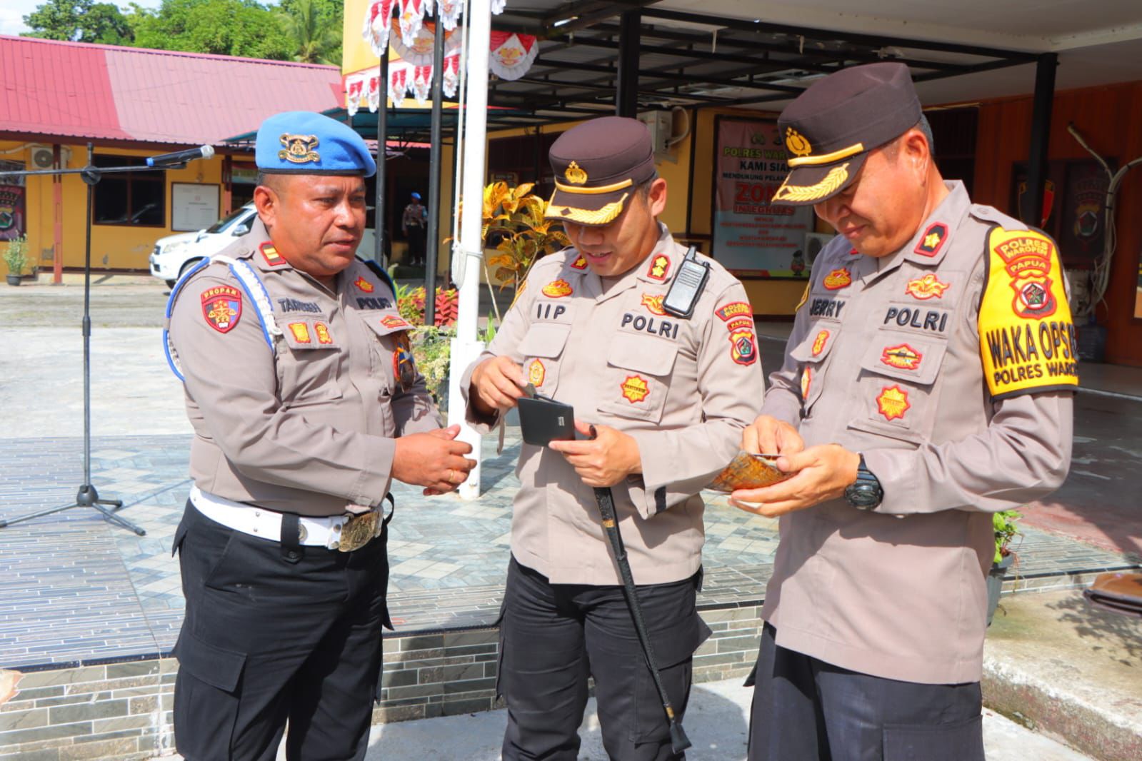 Bid Propam Polda Papua Laksanakan Gaktiblin di Polres Waropen, Tingkatkan Disiplin dan Integritas