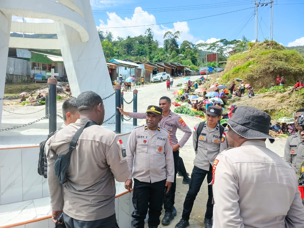 Polres Tolikara Tingkatkan Kewaspadaan Melalui Patroli Regu II Siaga