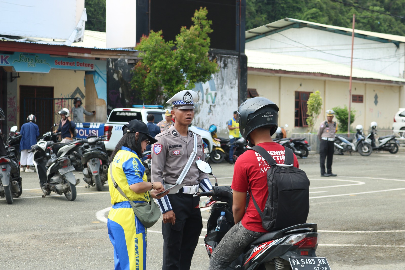 Hari ke-13 Ops Keselamatan Cartenz 2026, Polda Papua Intensifkan Penindakan dan Teguran Simpatik di Kawasan PTC Entrop